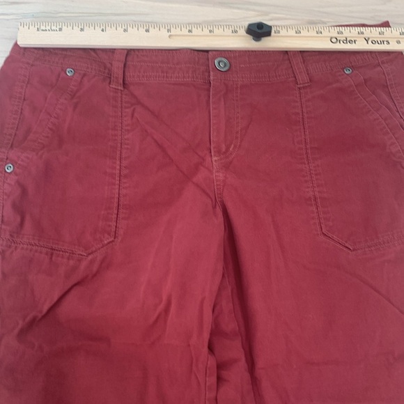 Kuhl Women's Capri Cropped Hiking Pants Rust Size 14 - Picture 6 of 7